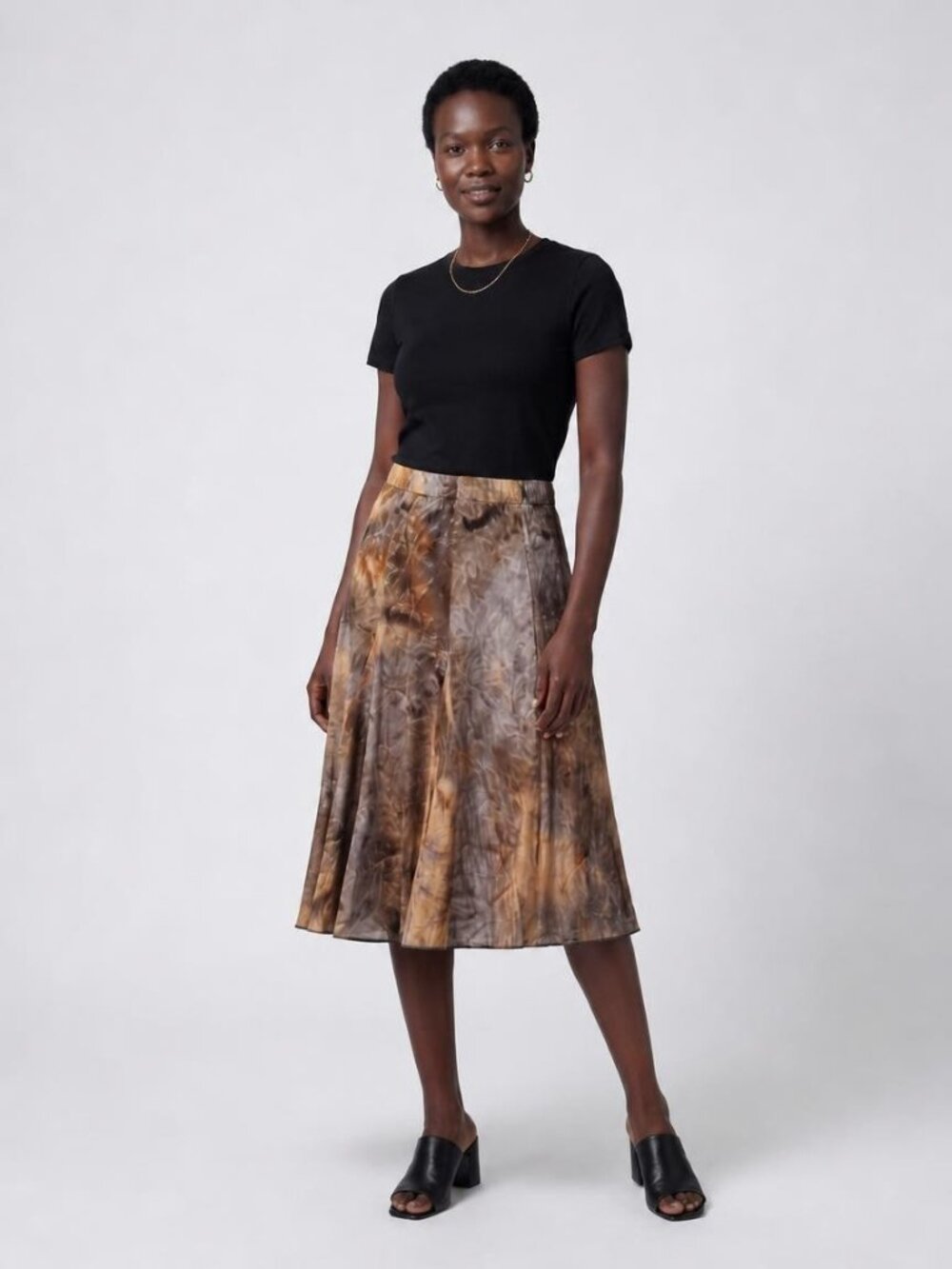 Gabriella Rossi Ombre Velvet Skirt Size Small NWT